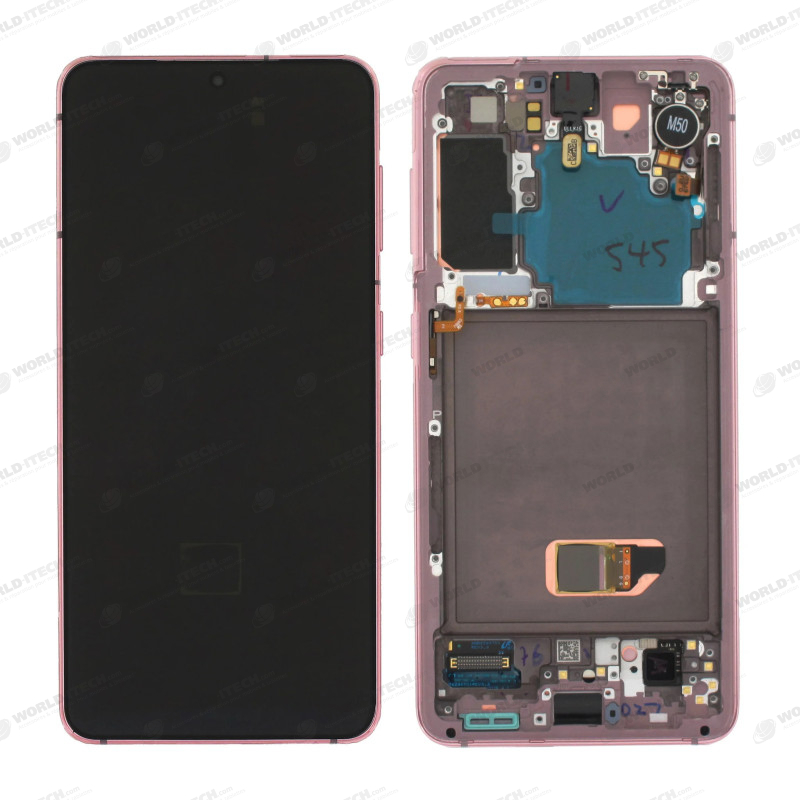 Ecran + chassis Rose OFFICIEL Samsung S21 5G - Outils OFFERTS