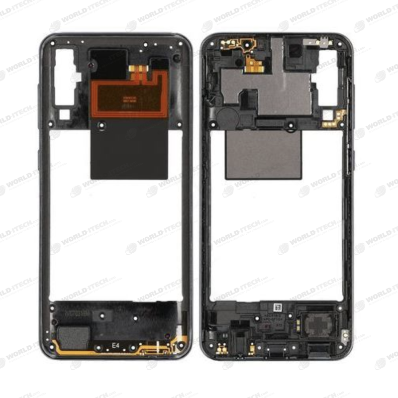 Chassis intermédiaire noir OFFICIEL Samsung A50 SM-A505F GH97-23209A 