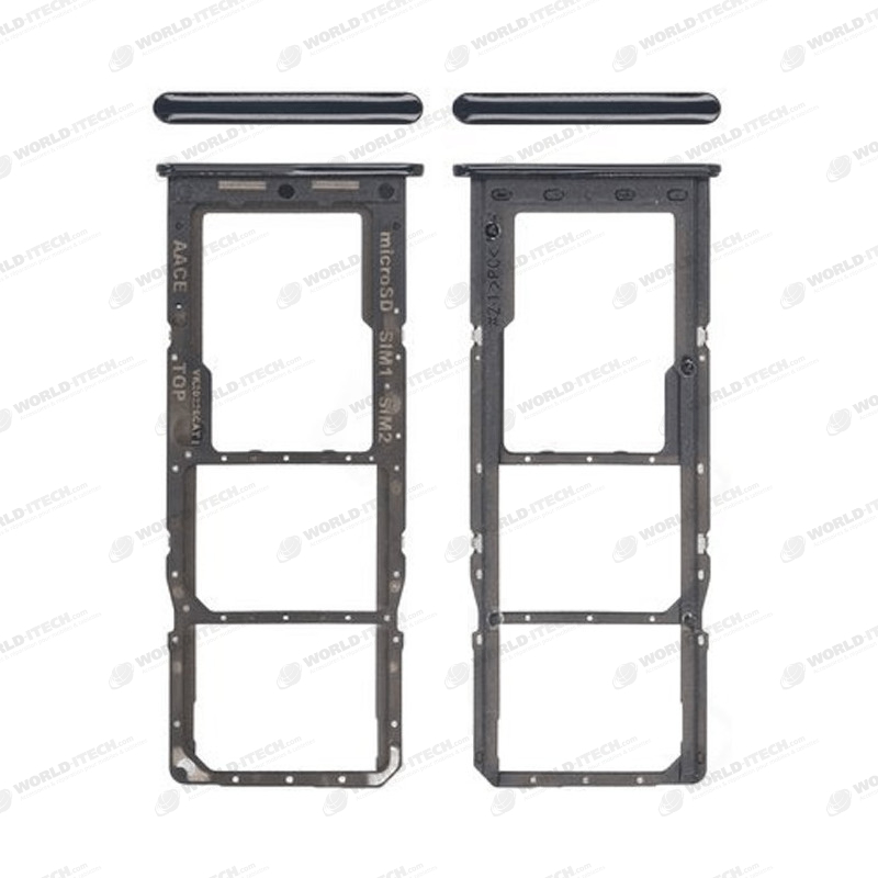 Tiroir Noir Carte SIM et Carte Mémoire Samsung A50 GH98-43922A
