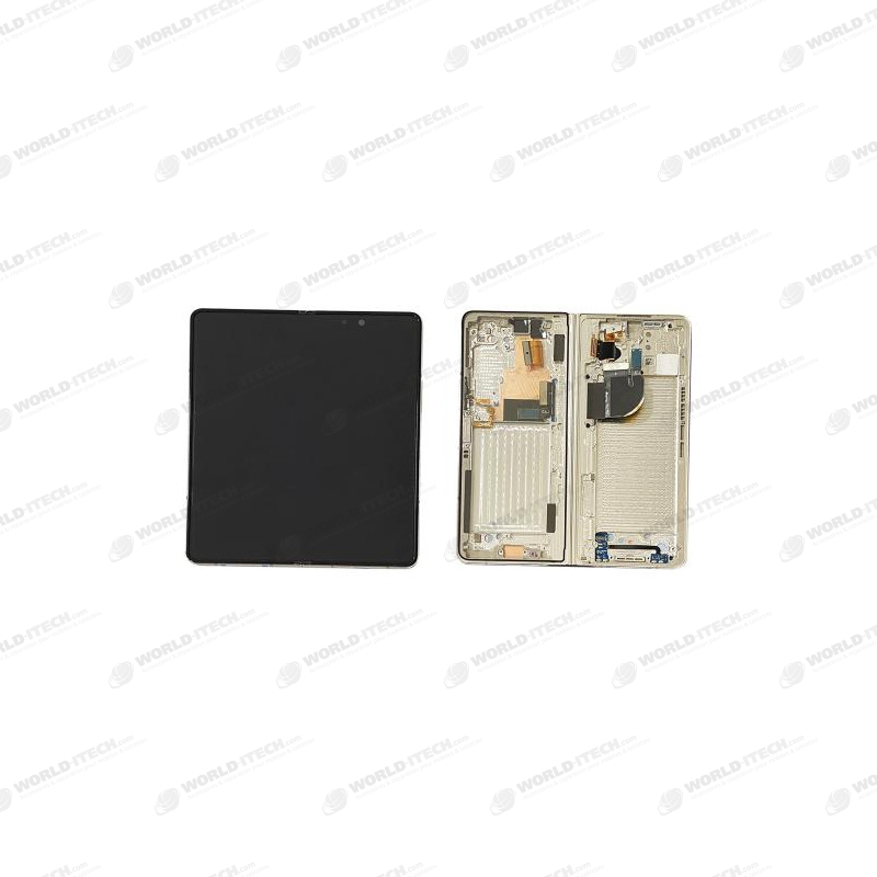 Ecran + chassis Crème OFFICIEL Samsung Z Fold 5 (F946) GH82-31842B