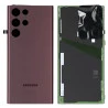 Vitre arrière Samsung S22 Ultra Bordeau COMPATIBLE S908