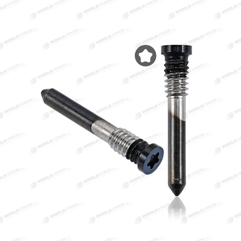 2 Vis Noir Torx Pentalobe Bas iPhone 15 / 15 Plus / 15 Pro / 15 Pro Max
