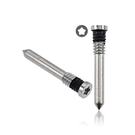 2 Vis Argent Torx Pentalobe Bas iPhone 15 / 15 Plus / 15 Pro / 15 Pro Max