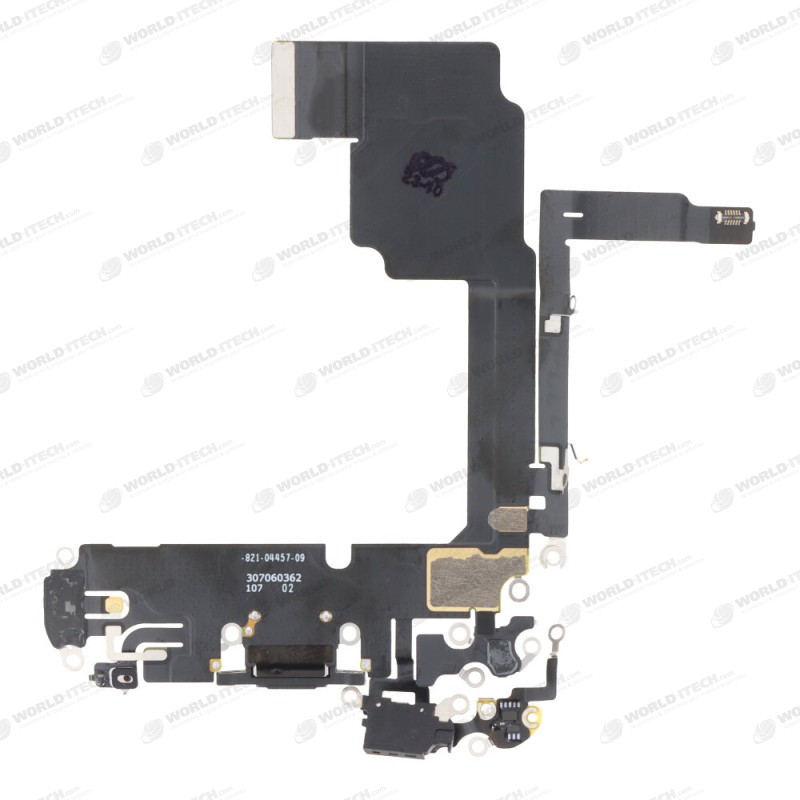 Connecteur charge USB-C noir avec micro origine iPhone 15 Pro