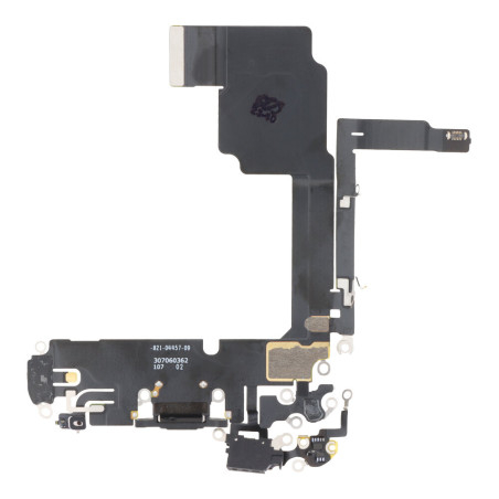 Connecteur charge USB-C noir avec micro origine iPhone 15 Pro