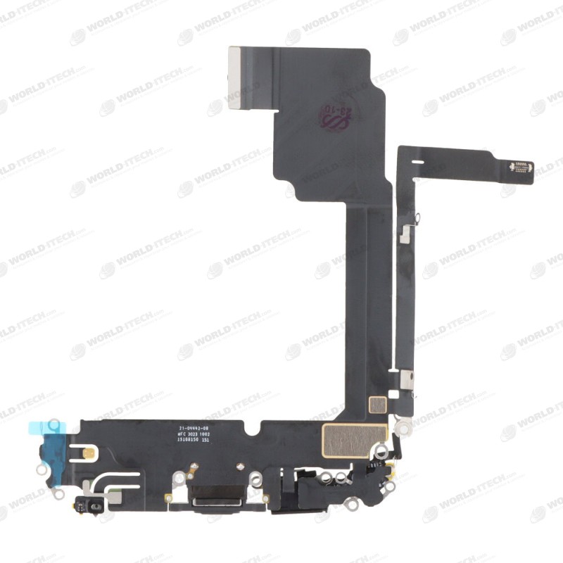 Connecteur charge USB-C noir avec micro origine iPhone 15 Pro Max