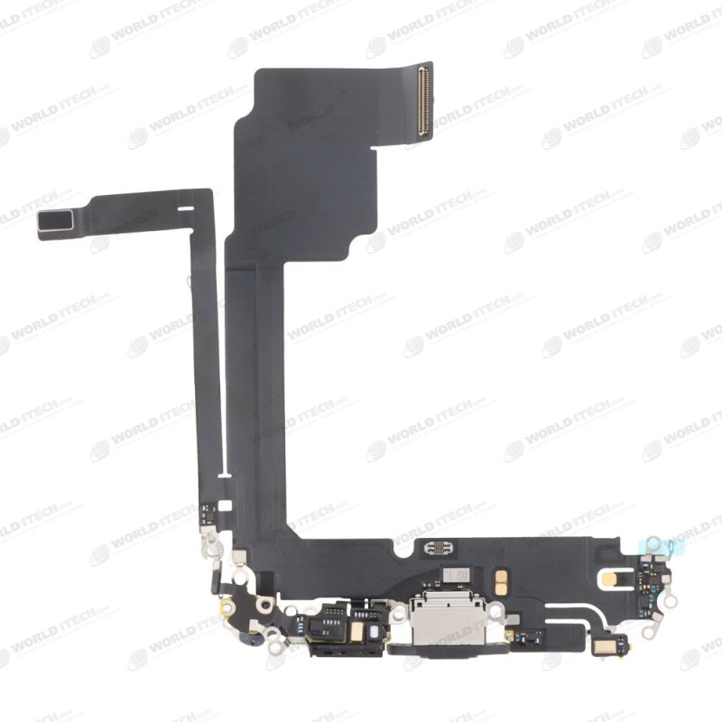 Connecteur charge USB-C noir avec micro origine iPhone 15 Pro Max
