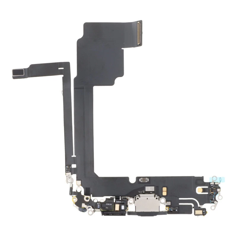 Connecteur charge USB-C noir avec micro origine iPhone 15 Pro Max