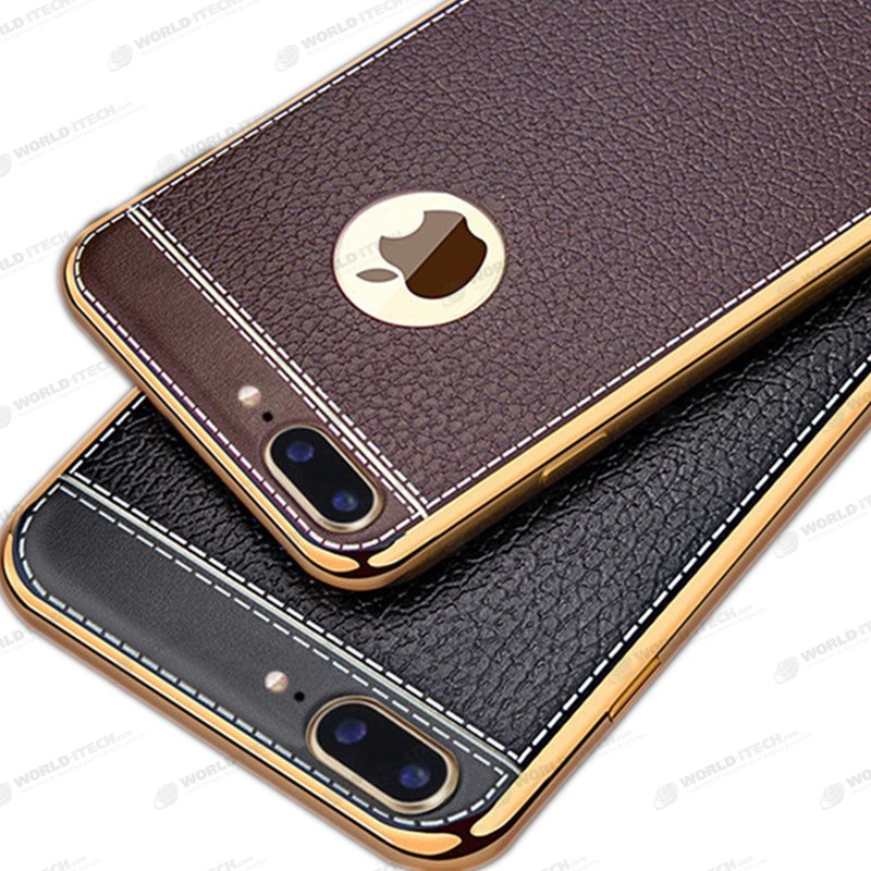 Coque Silicone Style Cuir iPhone 7 iphone 8
