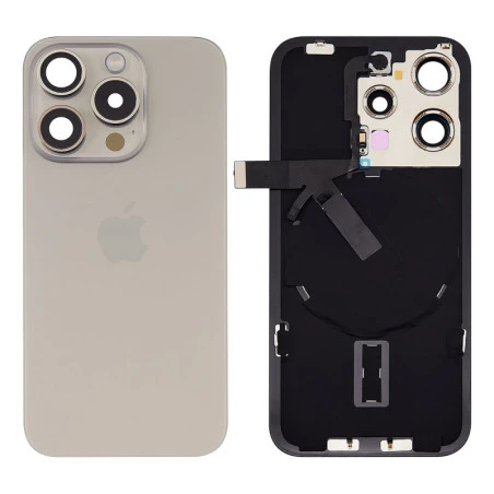 Vitre arrière complète prémontée OFFICIELLE Apple iPhone 15 Pro Max