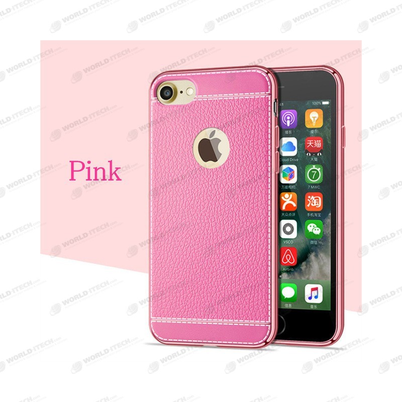 Coque Silicone Style Cuir iPhone 7 iphone 8