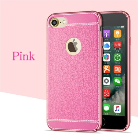 Coque Silicone Style Cuir iPhone 7 iphone 8