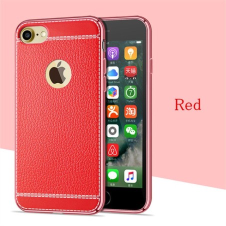 Coque Silicone Style Cuir iPhone 7 iphone 8