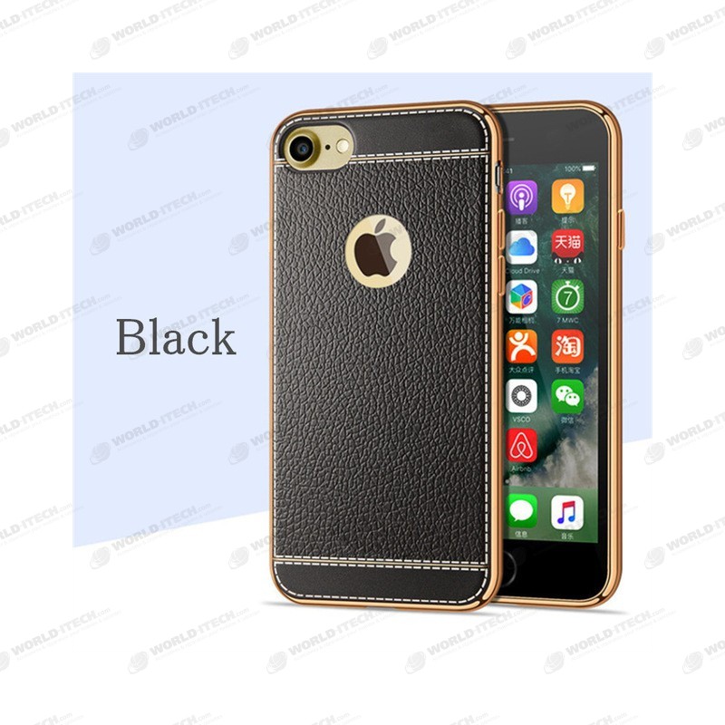 Coque Silicone Style Cuir iPhone 7 iphone 8
