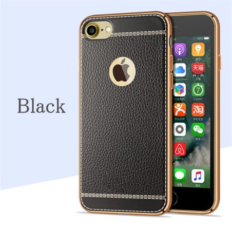 Coque Silicone Style Cuir iPhone 7 iphone 8