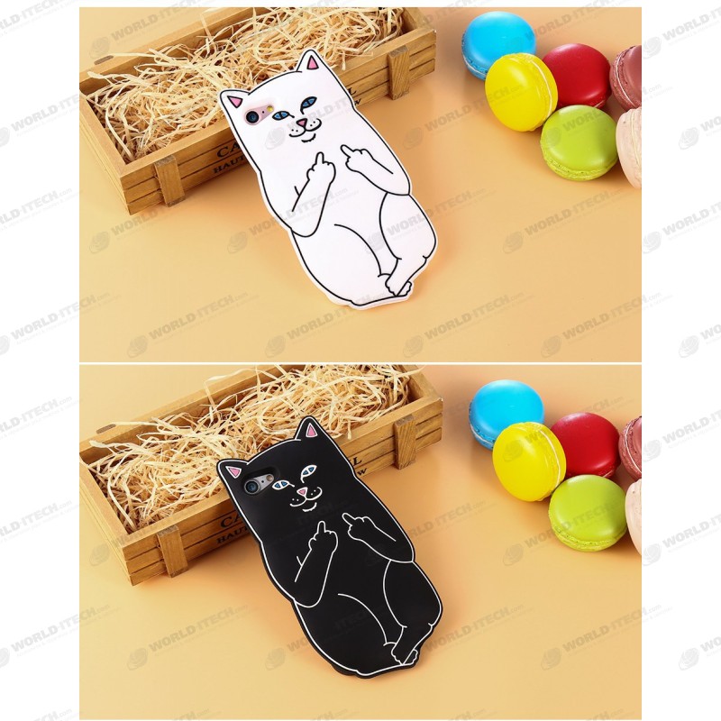 Coque Silicone Chat Fuck iPhone 6 6S