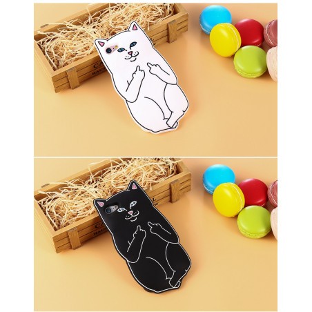 Coque Silicone Chat Fuck iPhone 6 6S
