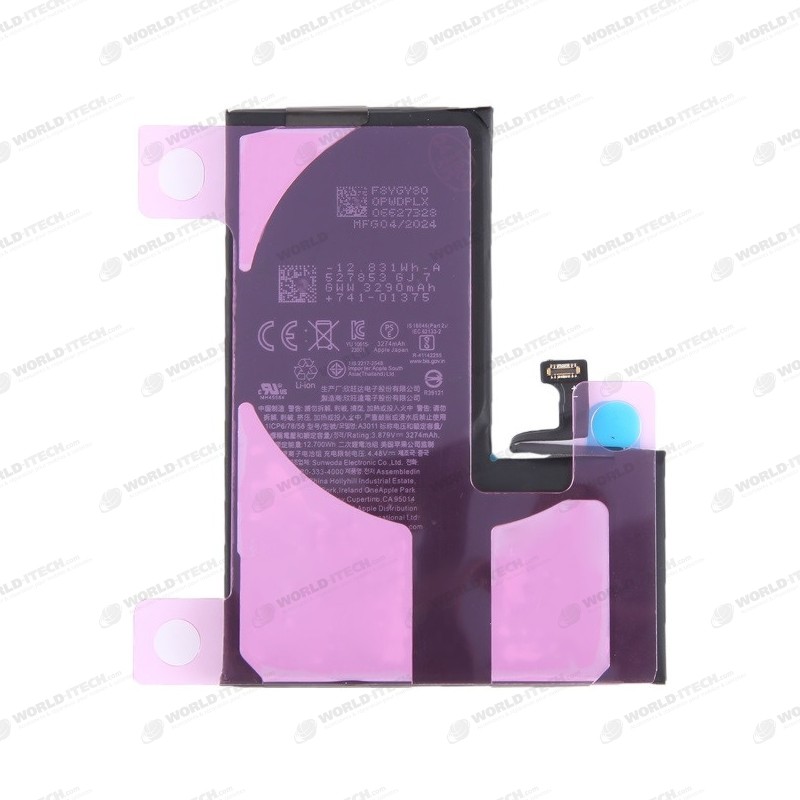 Batterie iPhone 15 Pro Officielle Apple 3274mAh - Outils Offerts