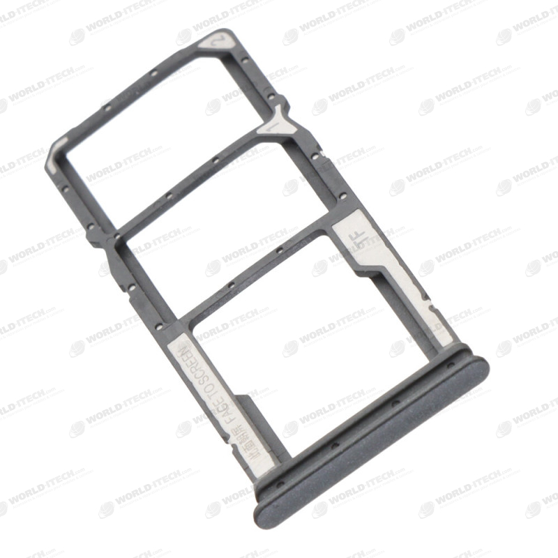 SIM Card Tray for Xiaomi Redmi 13C Dual Card Version Midnight Black Ori