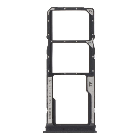 SIM Card Tray for Xiaomi Redmi 13C Dual Card Version Midnight Black Ori