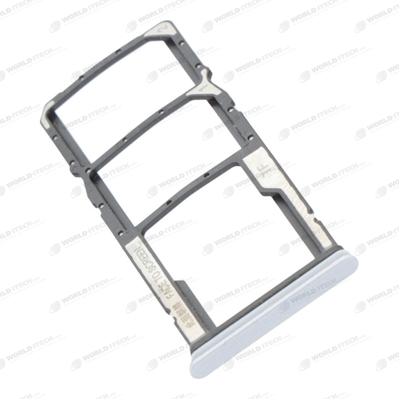 SIM Card Tray for Xiaomi Redmi 13C Dual Card Version Glacier White Ori
