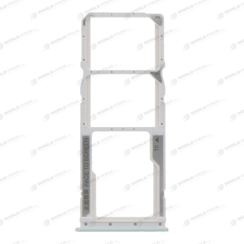 SIM Card Tray for Xiaomi Redmi 12C Dual Card Version Mint Green Ori