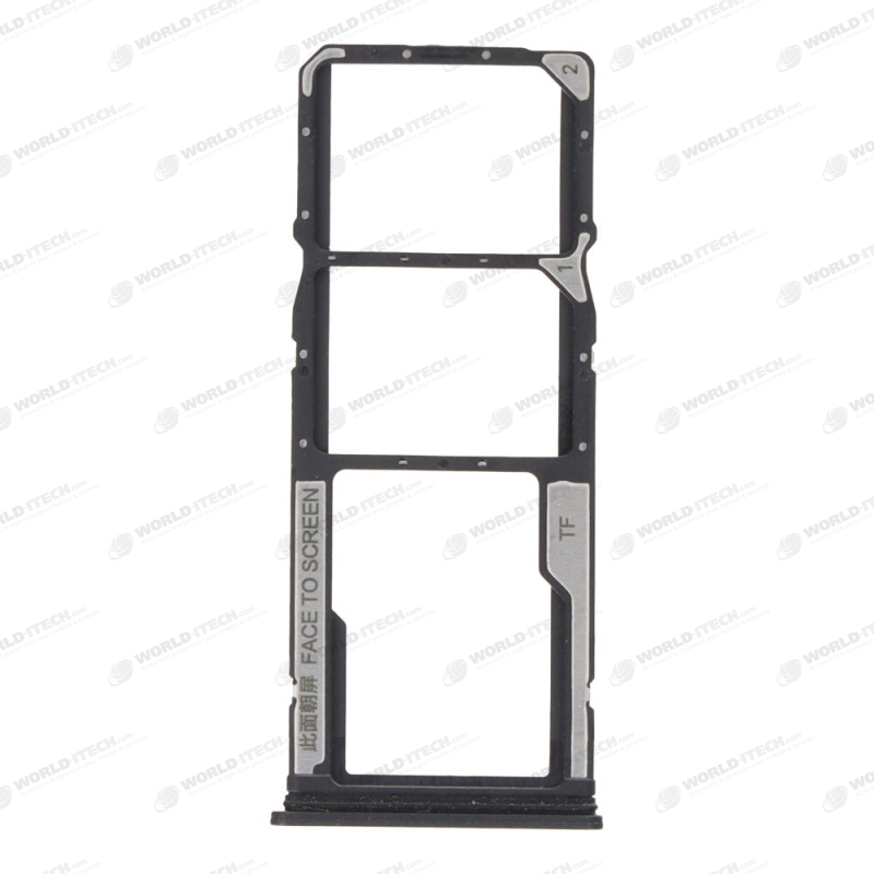 Tiroir double SIM noir Xiaomi Redmi 12C
