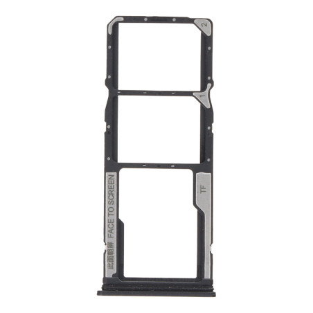 Tiroir double SIM noir Xiaomi Redmi 12C