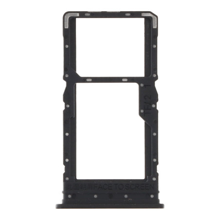 Tiroir double SIM noir Xiaomi Redmi 12