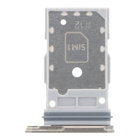 Tiroir double SIM argenté Samsung Galaxy S24 Ultra S928