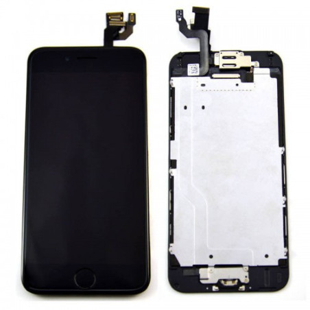 Ecran ORIGINE Complet Prémonté Noir iPhone 6 + Kit Outils OFFERT