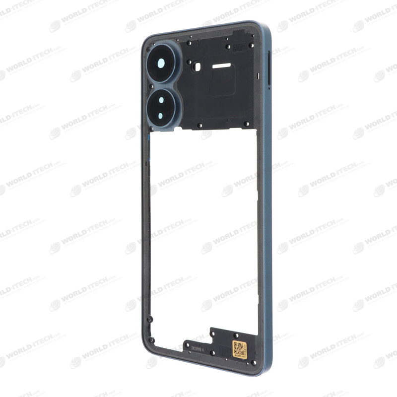 Chassis intermédiaire bleu foncé + lentilles ORIGINE Xiaomi Redmi 13C