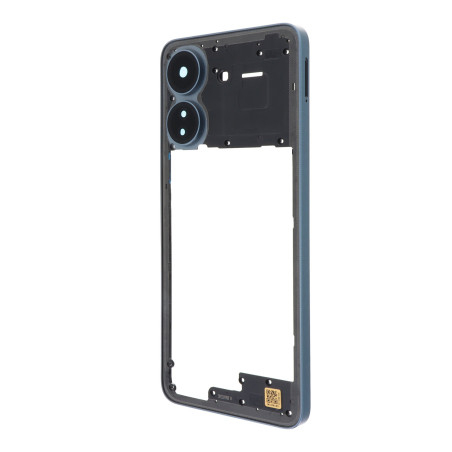 Chassis intermédiaire bleu foncé + lentilles ORIGINE Xiaomi Redmi 13C