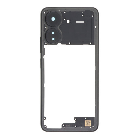 Chassis intermédiaire noir + lentilles ORIGINE Xiaomi Redmi 13C