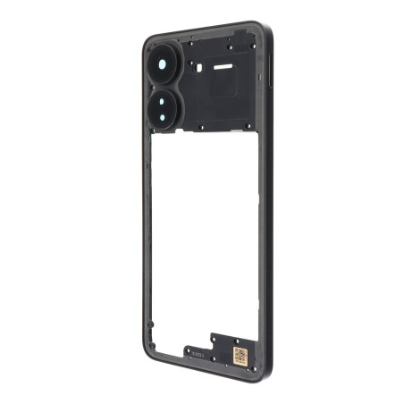 Chassis intermédiaire noir + lentilles ORIGINE Xiaomi Redmi 13C