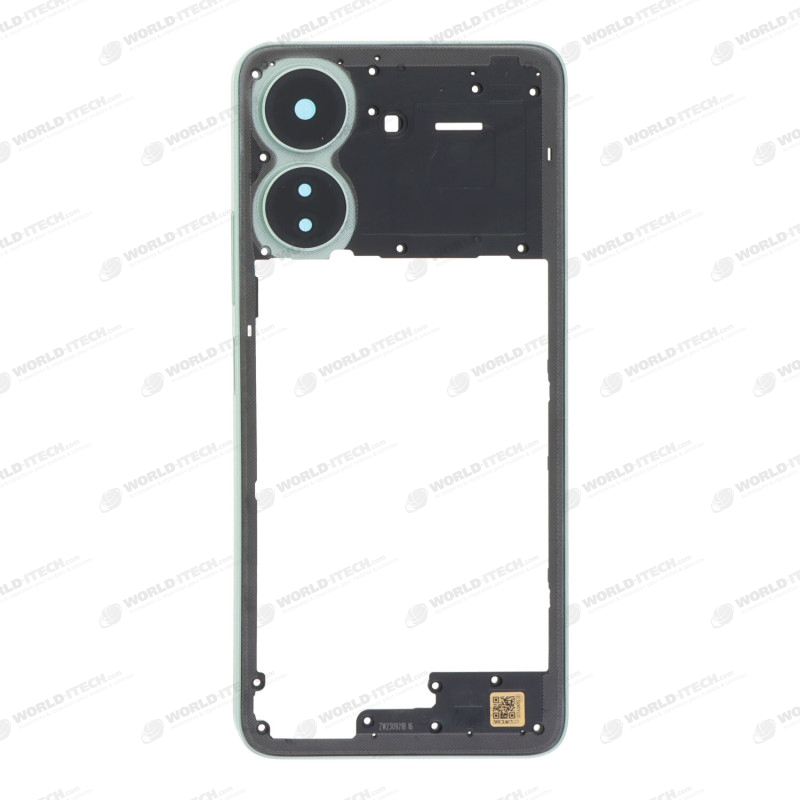 Chassis intermédiaire vert + lentilles ORIGINE Xiaomi Redmi 13C