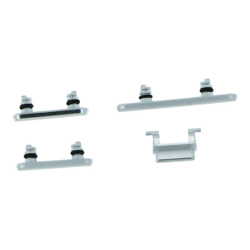 Lot boutons power volume et mute iPhone 11 Blanc