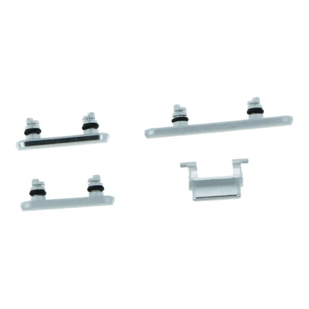Lot boutons power volume et mute iPhone 11 Blanc