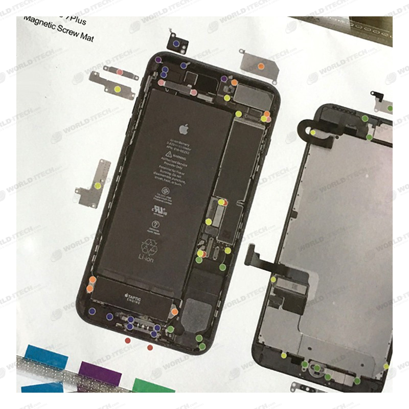 Patron magnétique guide range vis iPhone 7