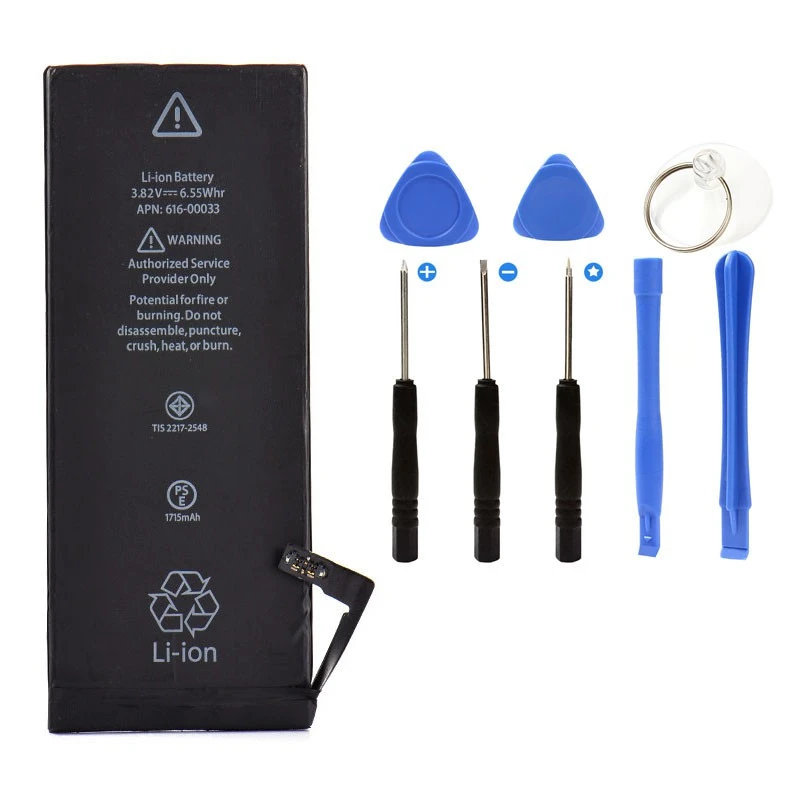Batterie Interne Origine Apple 3.82v iPhone 6S 1715mAh 6.55Whr APN: 616-00033 kit outils