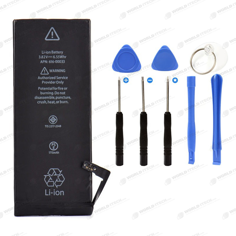 Batterie Interne Origine Apple 3.82v iPhone 6S 1715mAh 6.55Whr APN: 616-00033 kit outils