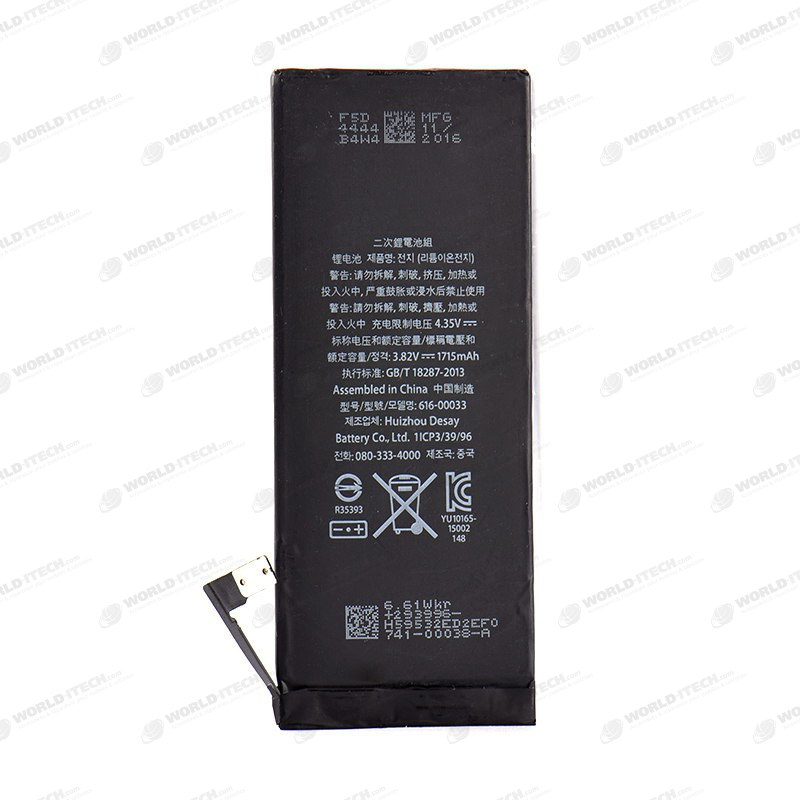 Batterie Interne Origine Apple 3.82v iPhone 6S 1715mAh 6.55Whr APN: 616-00033 kit outils