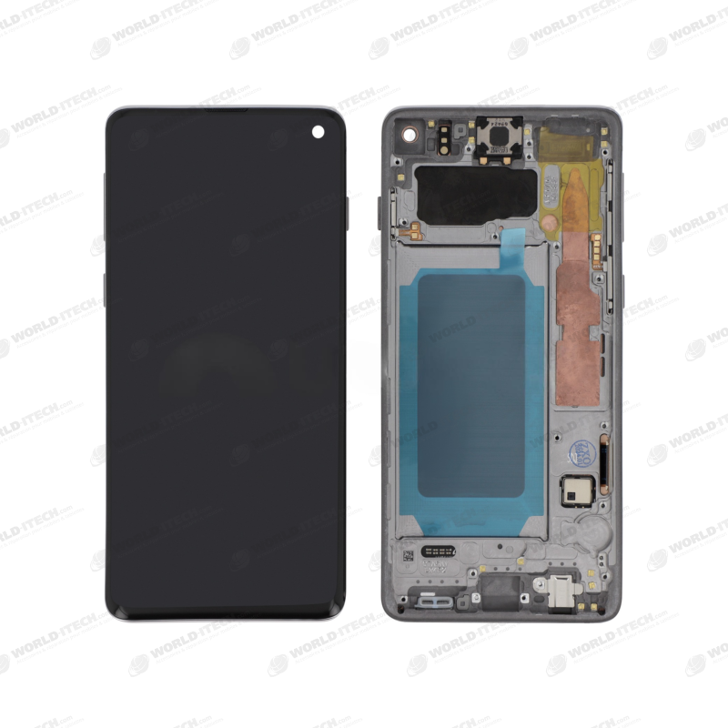 Ecran + chassis Noir ORIGINE Samsung S10 SM-G973F - Outils OFFERTS