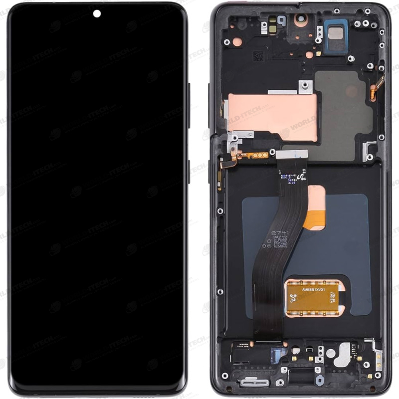Ecran + chassis Noir ORIGINE Samsung S21 ULTRA 5G - Outils OFFERTS