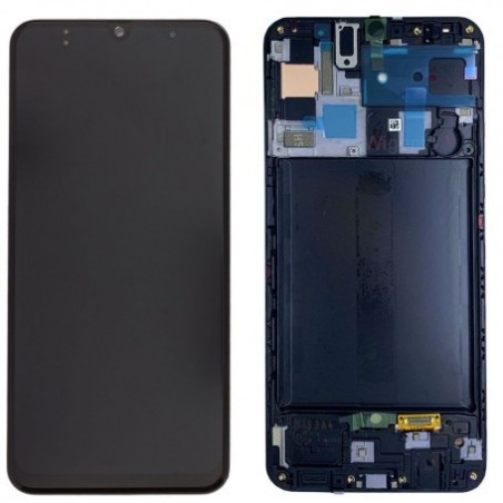 Ecran sur chassis Noir origine Samsung A71 SM-A715F