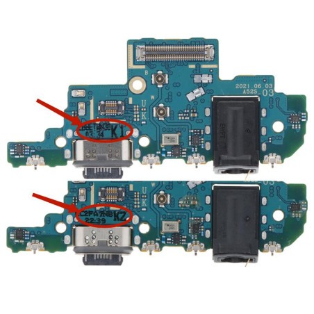 Connecteur charge OFFICIEL Samsung A52s 5G SM-A528B (Version K2)