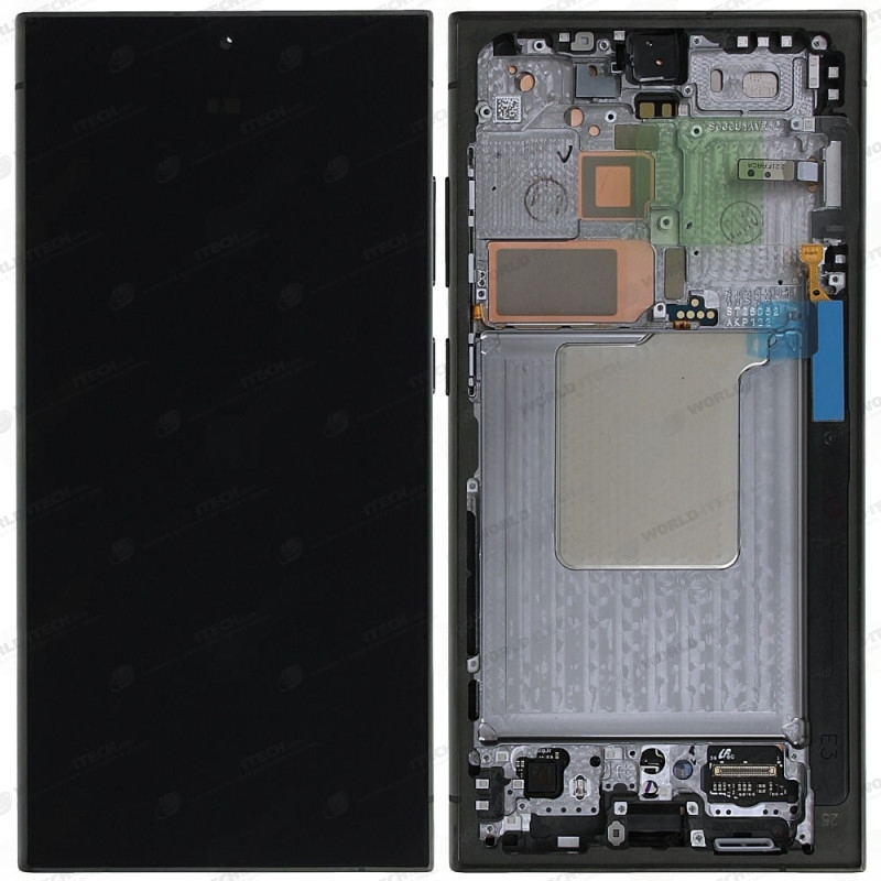Ecran + chassis Noir Titane Samsung S24 Ultra OFFICIEL SM-S928 GH82-33396B