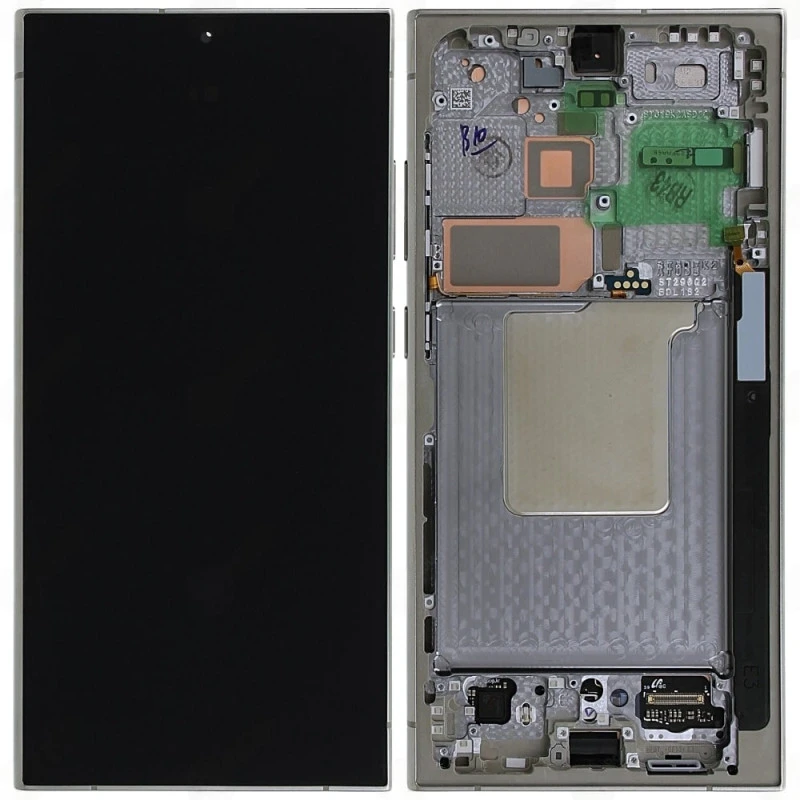 Ecran + chassis Gris Titane Samsung S24 Ultra OFFICIEL SM-S928 GH82-33396A