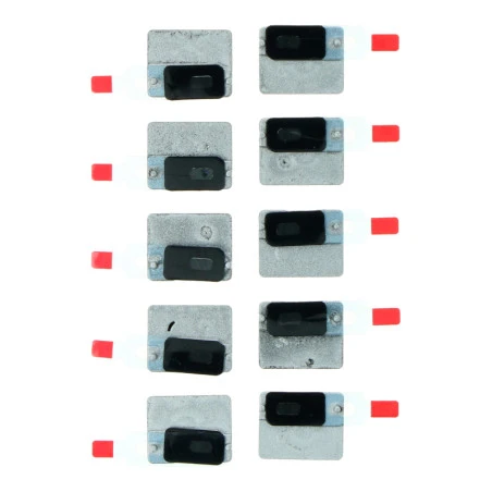 Lot 10 supports de grille anti-poussiere micro secondaire vitre arriere iPhone 11