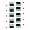 Lot 10 supports de grille anti-poussiere micro secondaire vitre arriere iPhone 11